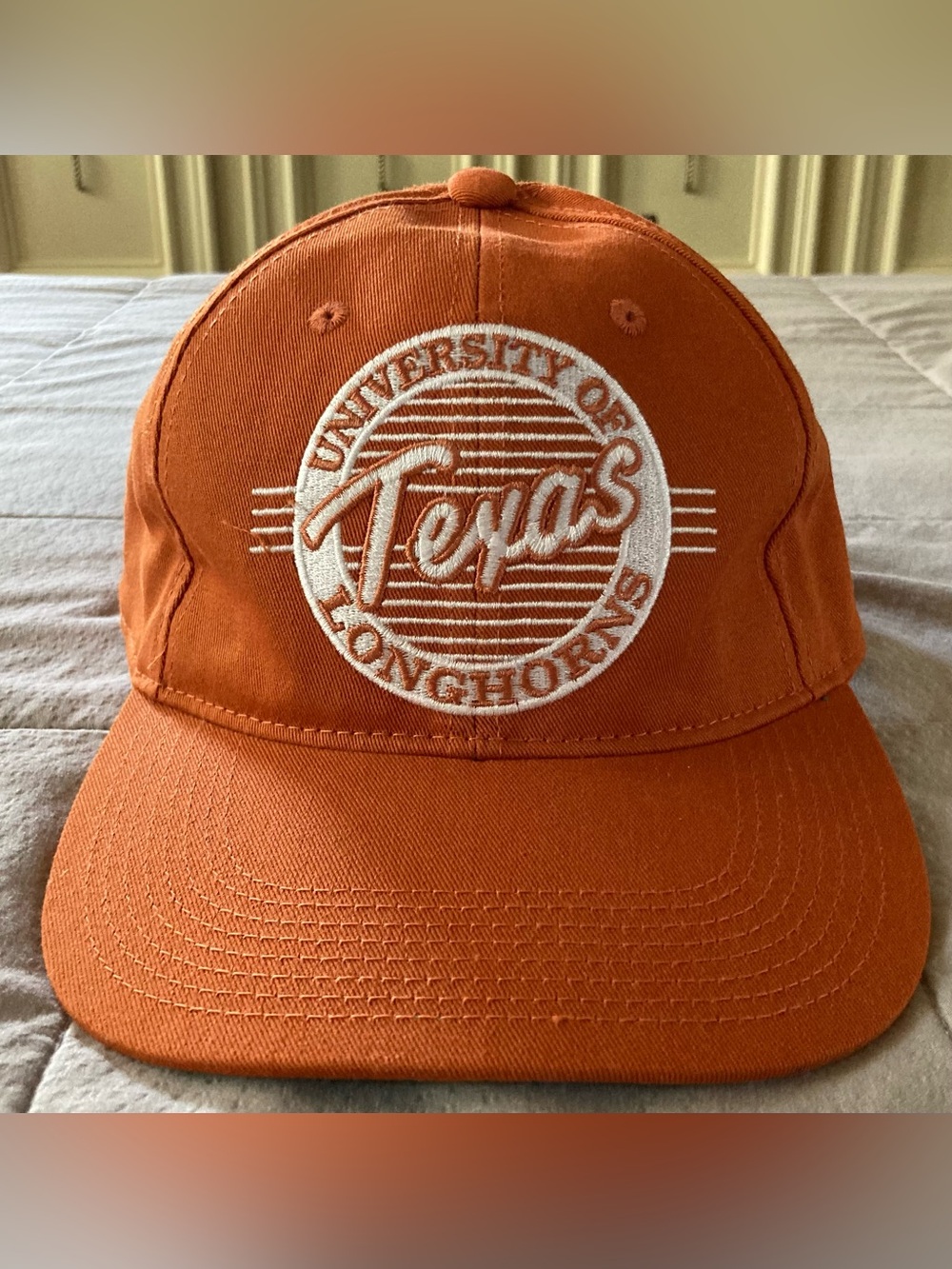 Vintage Texas Longhorns SnapBack Hat The Game Orange Green Underbill VTG UT